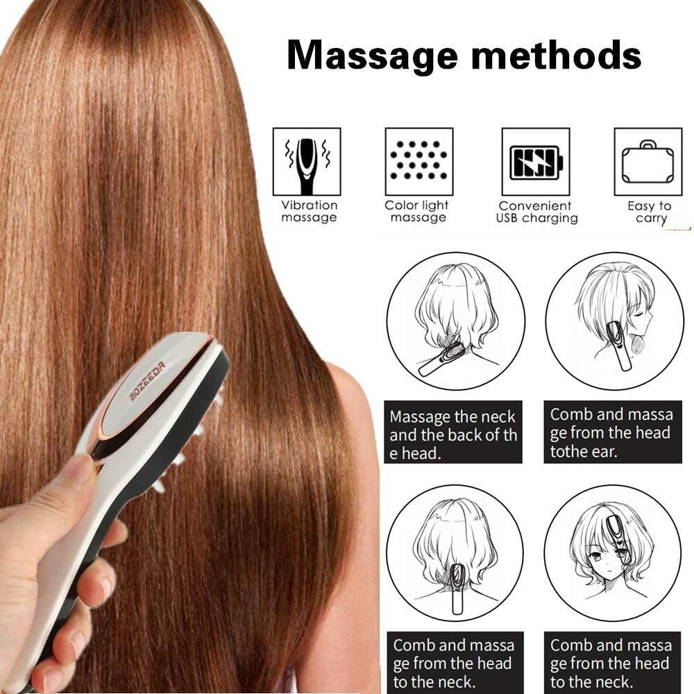 Red Light Therapy Scalp Massager Comb for Hair Growth, with USB 