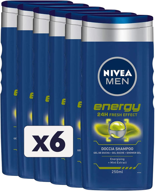 Nivea Mens Shampoo, 6 Packs