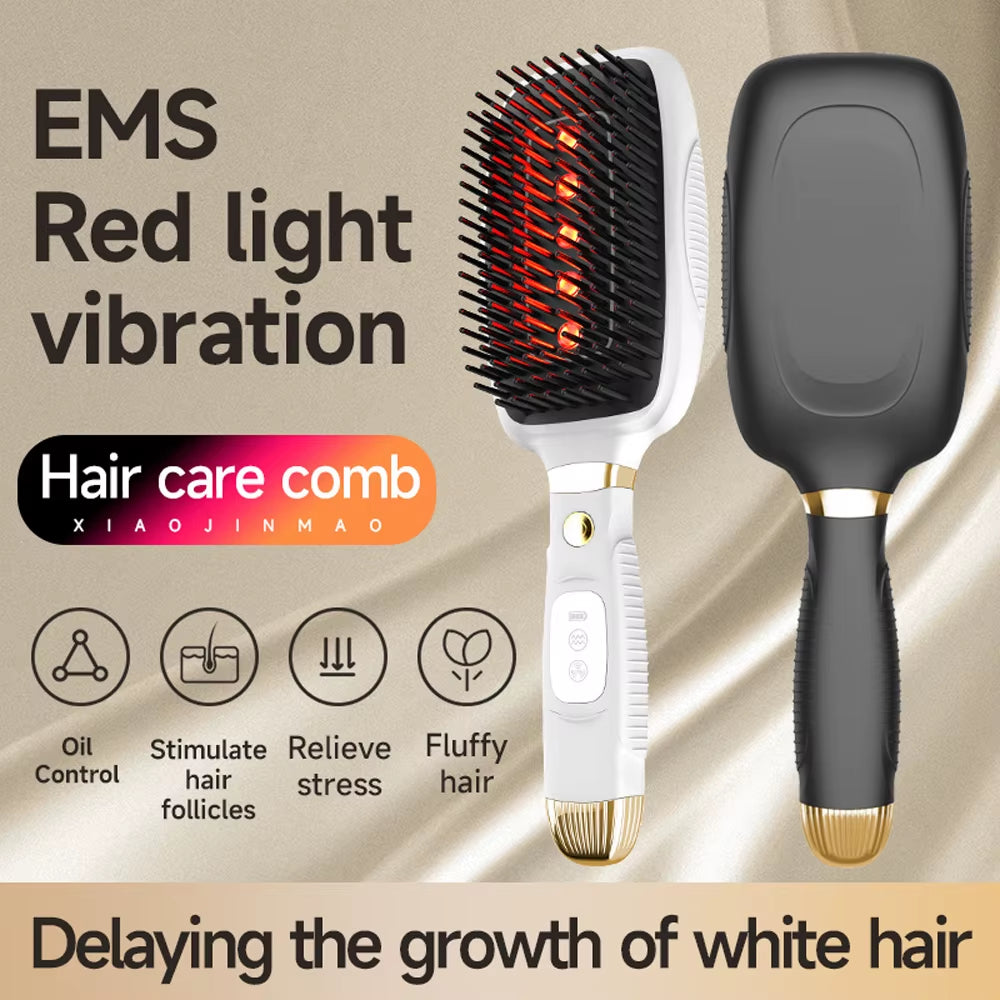 Infrared Therapy Treatment Hairbrush, For Hair Loss 