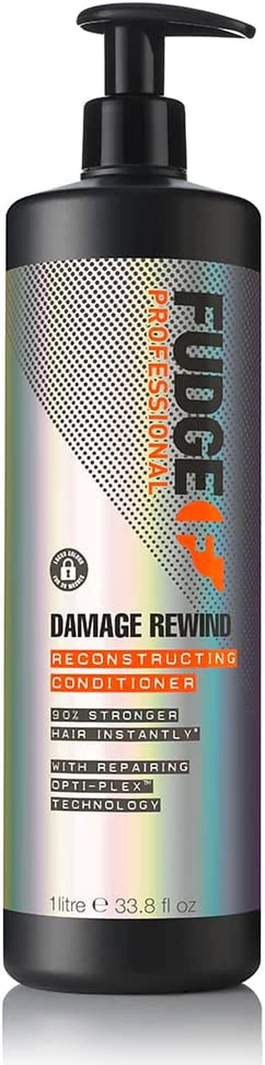 Professional Damage Rewind Reconstructing Conditioner, Bulk Size, Hair Repair, 90 Percent Stronger Hair, Bond Repair Technology, 1 Litre