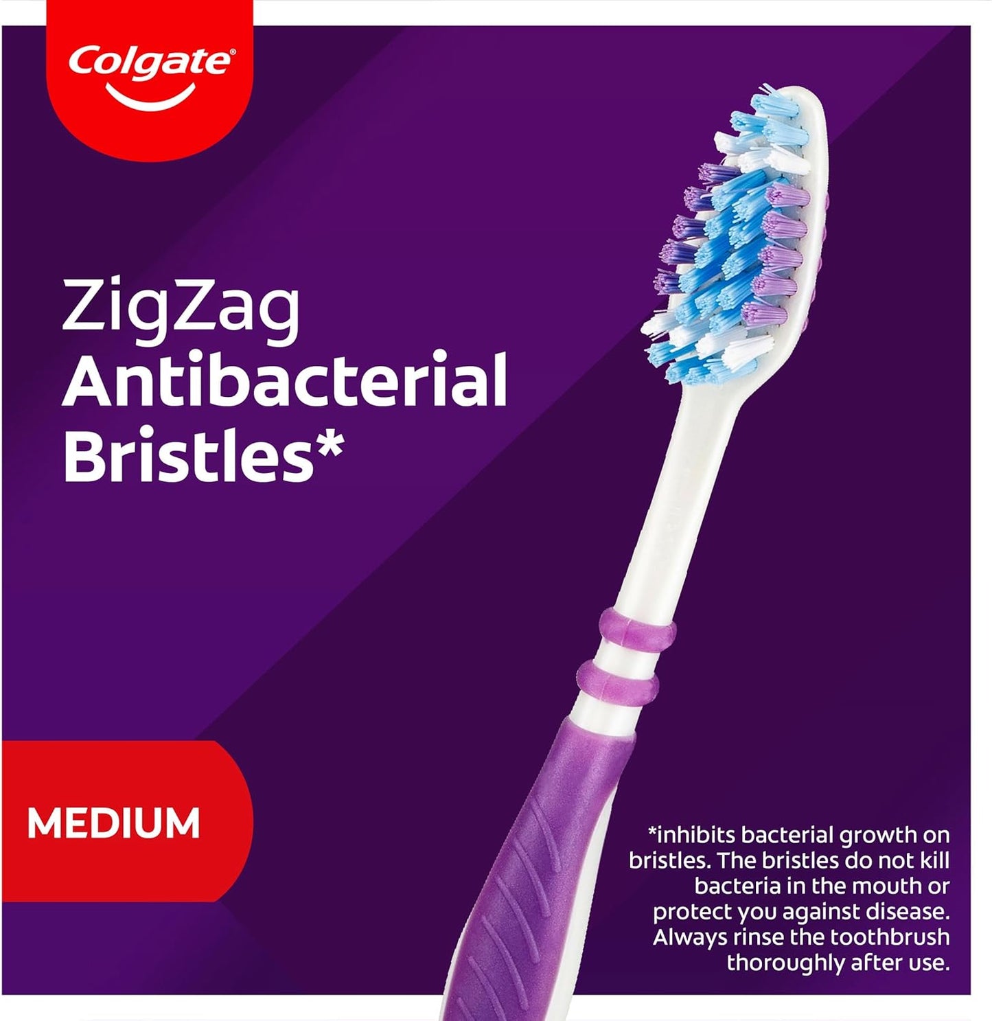 Colgate Zig Zag Medium Manual Toothbrush Pack of 3