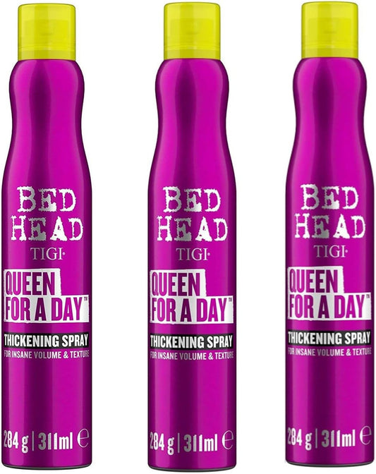 3 X  Bed Head Superstar Queen for a Day Volume Foam Spray - 311 Ml