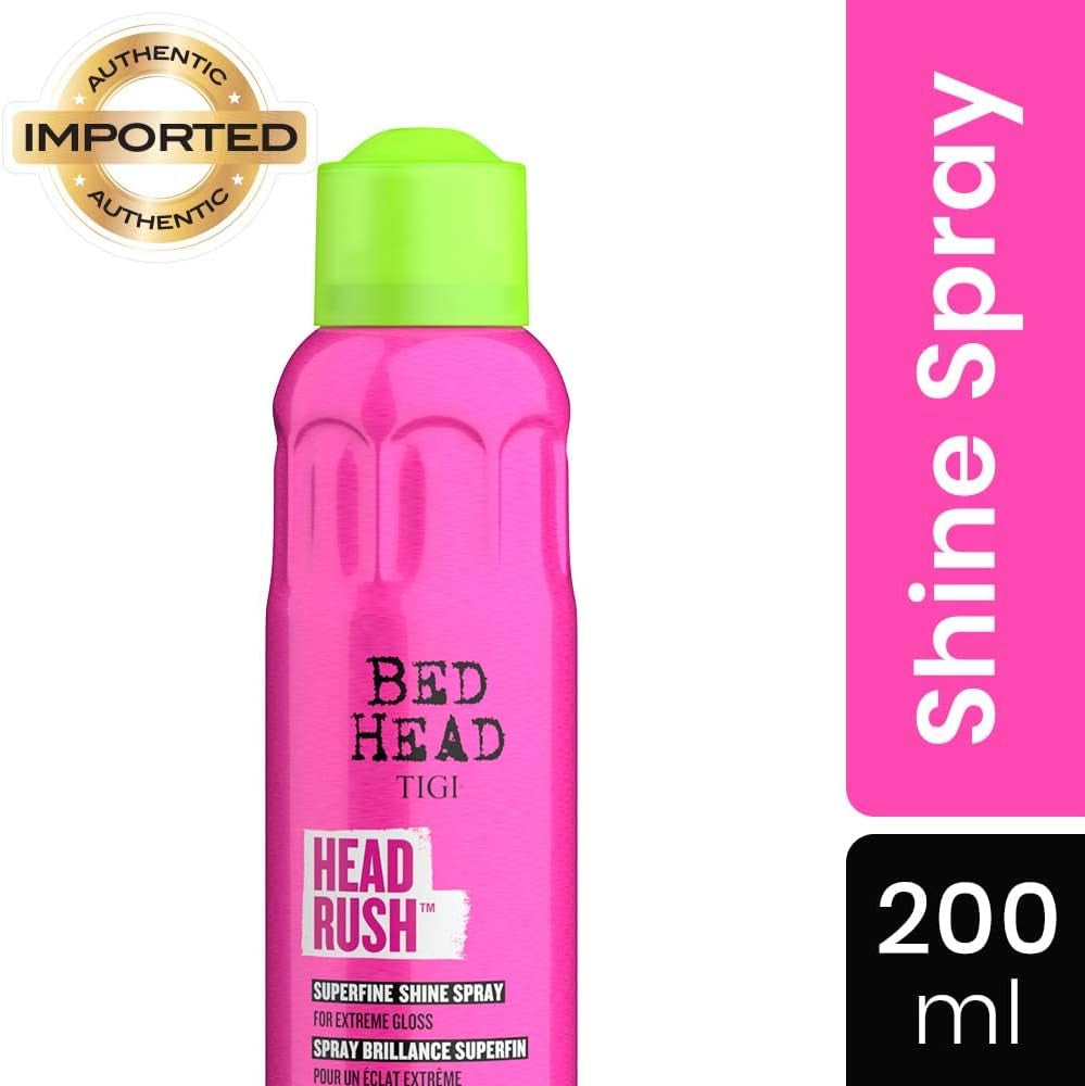 Bed Head by  - Headrush Shine Hair Spray - for Smooth Shiny Hair - 200 Ml