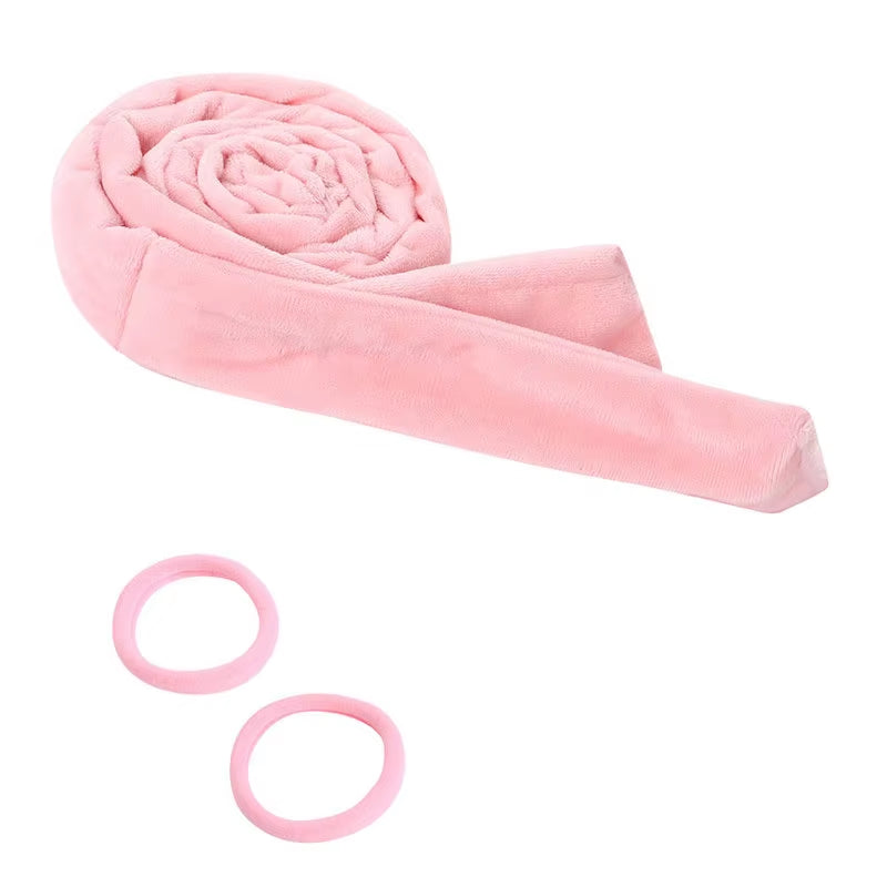 Sleeping Cap Heatless Curle Rod No Heat Ribbon Lazy Hair Curlers Headband Hair Rollers Sleeping Soft Headband Hair Styling Tools