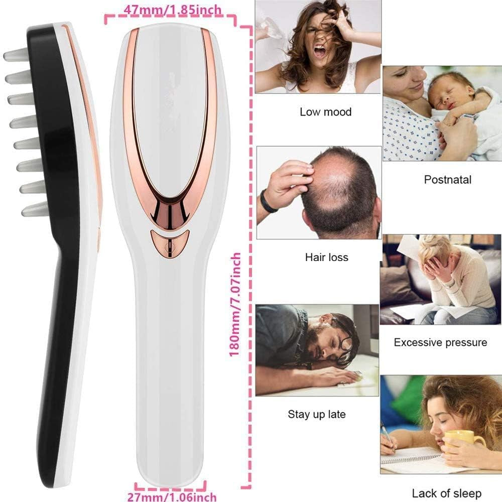 Red Light Therapy Scalp Massager Comb for Hair Growth, with USB 