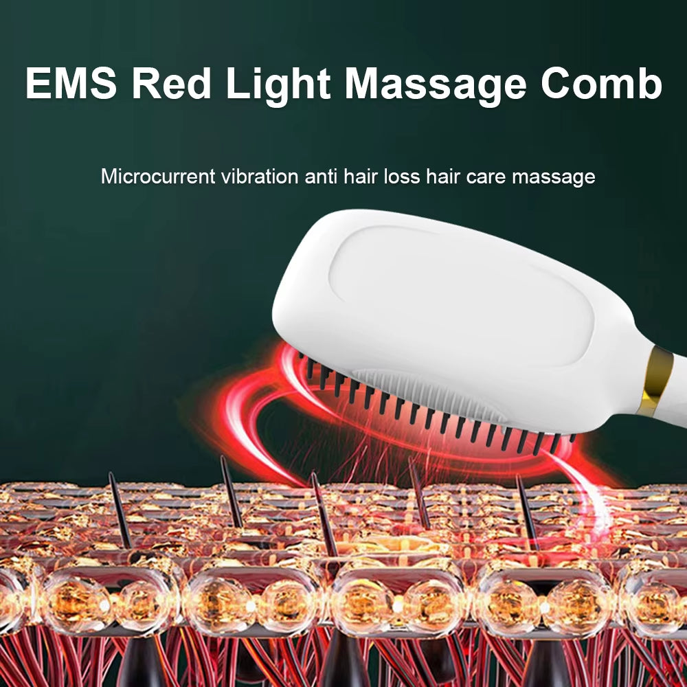 Infrared Therapy Treatment Hairbrush, For Hair Loss 