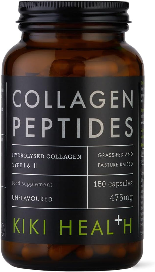 Bovine Collagen Peptides Capsules Unflavored Paleo & Keto-Friendly Supplements 