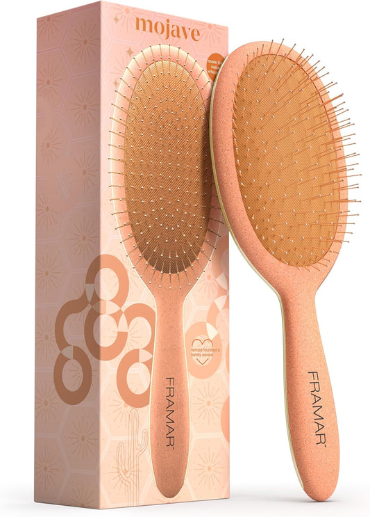 Wet Hair Brush Detangler – Curly Hair Brush Women, Hairbrushes for Women, Detangling Hair Brush Set, Detangle Hair Brush, Hairbrush, Detangling Brush, Detangler Hair Brush - Mojave